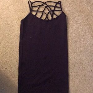 NWOTs purple cris cross tank